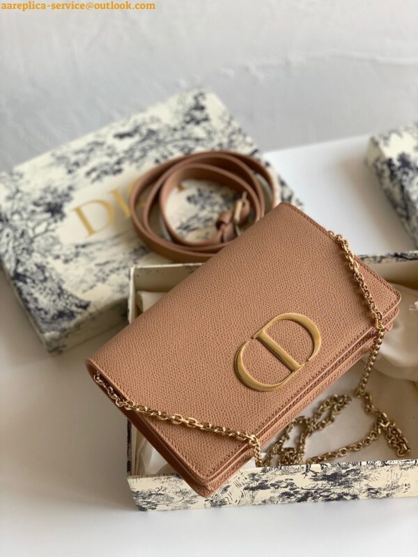 Replica Dior 30 Montaigne 2 In 1 Belt Bag In Poudre Calfskin 6