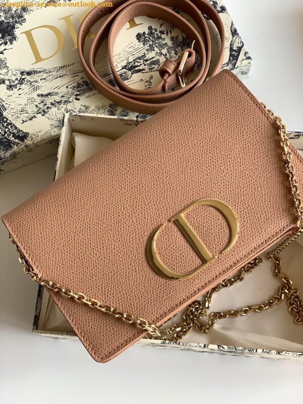 Replica Dior 30 Montaigne 2 In 1 Belt Bag In Poudre Calfskin 8