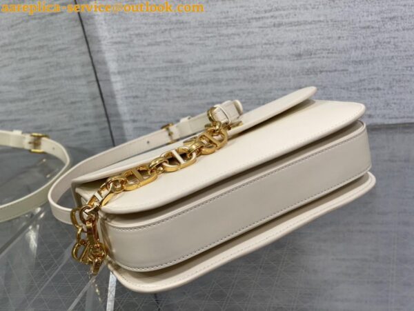 Replica Dior 30 Montaigne Avenue Bag In White Box Calfskin 12