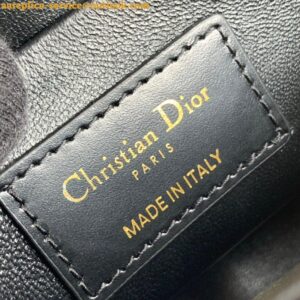 Replica Dior 30 Montaigne Box Bag In Black Box Calfskin 2