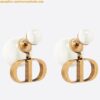 Replica Dior Tribales Earrings In Antique Gold and Palladium-Finish Metal