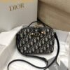 Replica Dior 30 Montaigne Box Bag In Blue Dior Oblique Jacquard 2