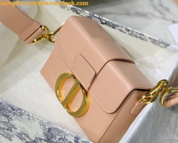 Replica Dior 30 Montaigne Box Bag In Powder Box Calfskin 5