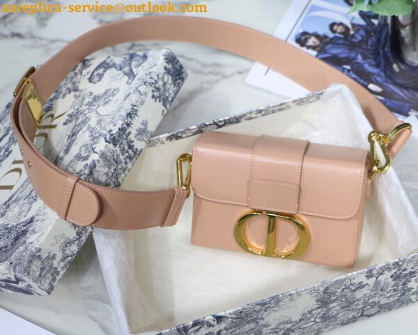 Replica Dior 30 Montaigne Box Bag In Powder Box Calfskin 13