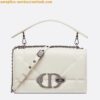 Replica Dior 30 Montaigne East-West Bag with Chain in Black Calfskin 2