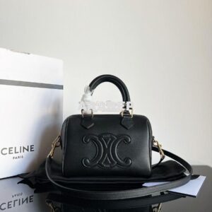 Replica Celine Small Boston In Smooth Calfskin 113773 Black