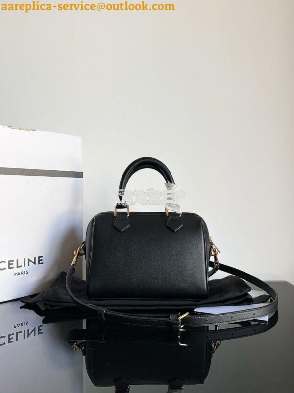 Replica Celine Small Boston In Smooth Calfskin 113773 Black 17