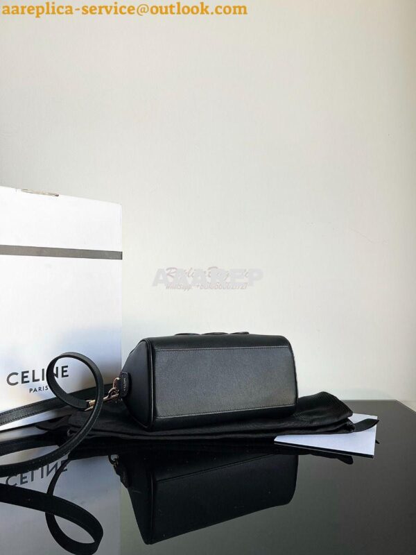 Replica Celine Small Boston In Smooth Calfskin 113773 Black 18