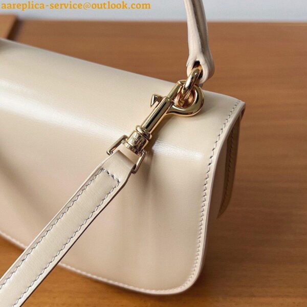 Replica Celine Mini Besace Clea Bag in Nude Calfskin 10