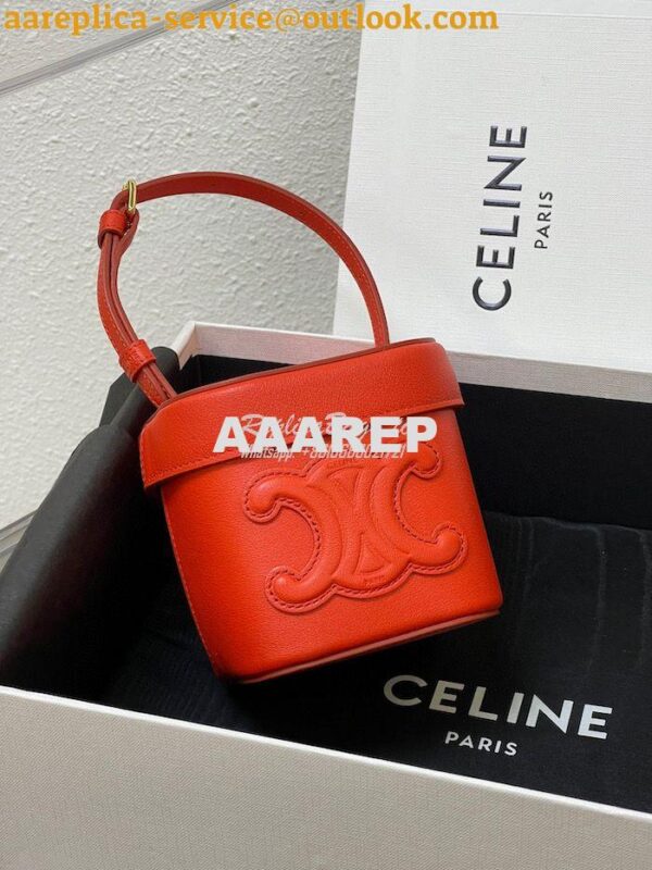 Replica Celine Small Box Cuir Triomphe In Smooth Calfskin 199263 Brigh 5