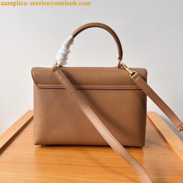 Replica Celine Nino Medium Bag in Brown Calfskin 8