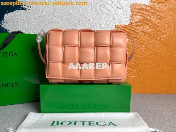 Replica Bottega Veneta BV 20206 Padded Cassette 591970 Pink Orange Gold 4