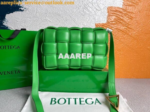 Replica Bottega Veneta BV 20206 Padded Cassette 591970 Light Green Gold 5