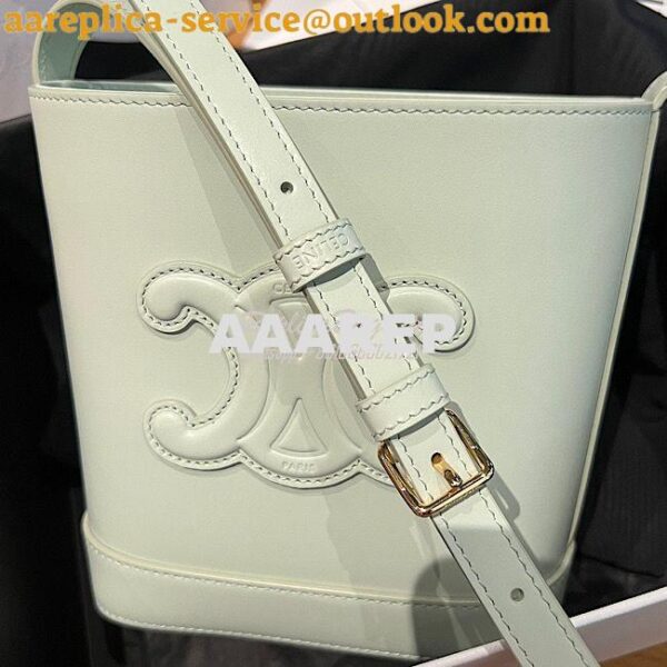 Replica Celine Small Bucket Cuir Triomphe In Smooth Calfskin 198243 Ja 5