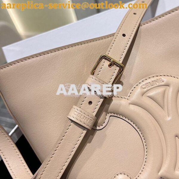 Replica Celine Small Bucket Cuir Triomphe In Smooth Calfskin 198243 Nu 6