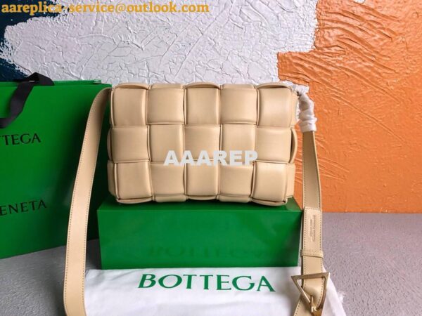 Replica Bottega Veneta BV 20206 Padded Cassette 591970 Porridge 5