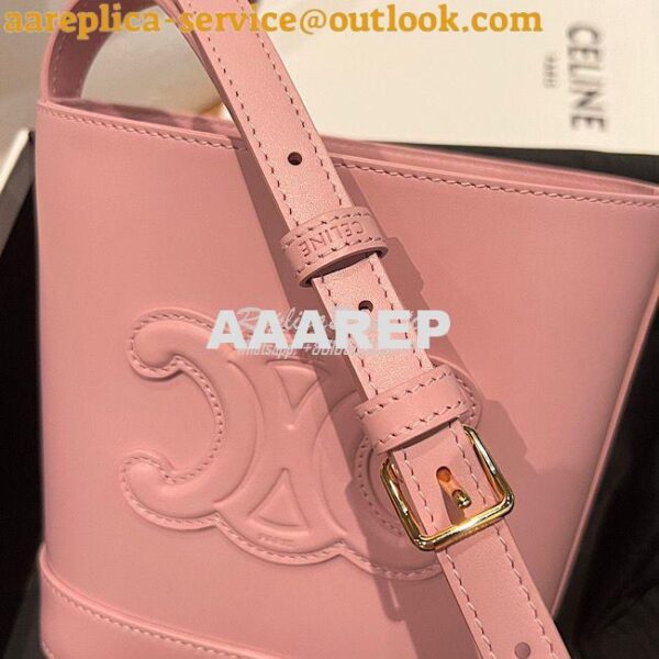 Replica Celine Small Bucket Cuir Triomphe In Smooth Calfskin 198243 Po 5