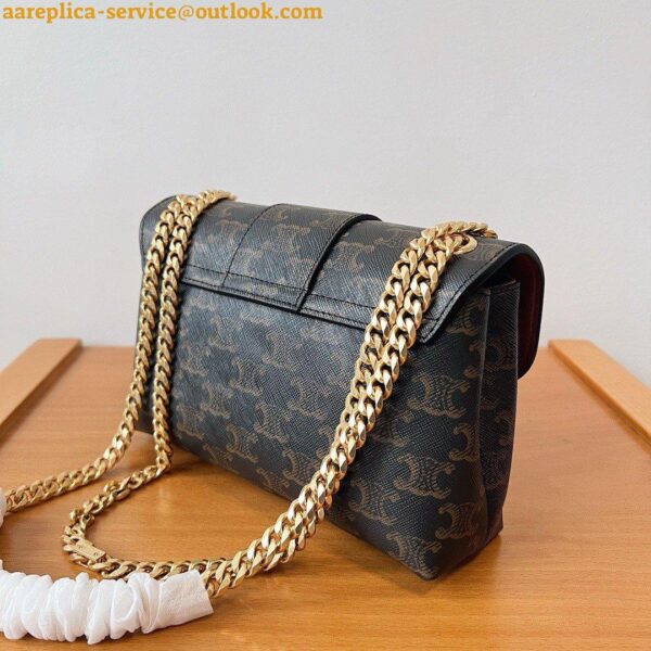 Replica Celine Teen Victoire Bag in Triomphe Canvas 11