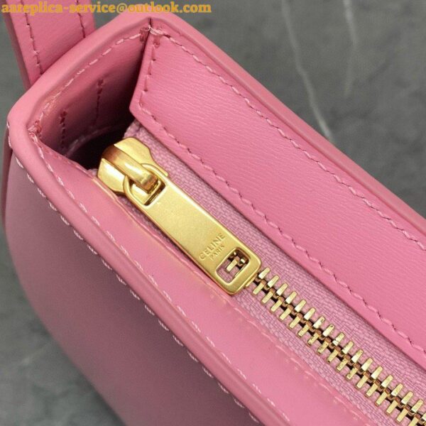 Replica Celine Tilly Medium Bag in Pink Calfskin 7