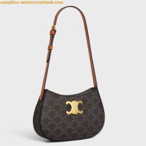 Replica Celine Tilly Medium Bag in Triomphe Canvas 2