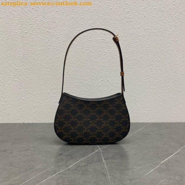 Replica Celine Tilly Medium Bag in Triomphe Canvas 11