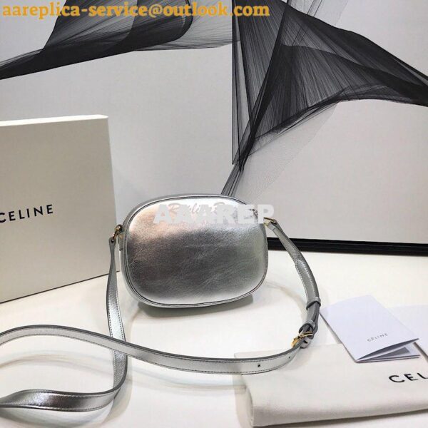 Replica Celine Small C Charm Bag In Quilted Laminiated Calfskin 188363 10