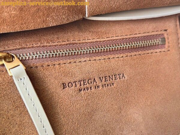 Replica Bottega Veneta Arco Mini Bag In Beige Intrecciato Calfskin 8