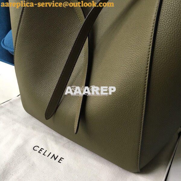 Replica Celine Small Cabas Phantom In Soft Grained Calfskin 189023 Arm 7