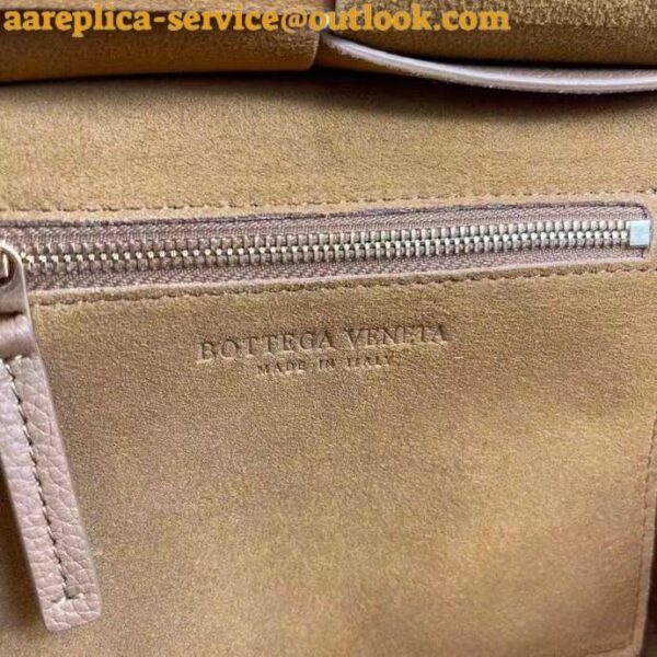 Replica Bottega Veneta Arco Mini Bag In Caramel Grained Leather 13