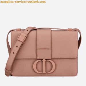 Replica Dior 30 Montaigne Medium Bag In Poudre Ultramatte Grained Calfskin