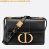 Replica Dior 30 Montaigne Medium Bag In White Box Calfskin