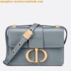 Replica Dior 30 Montaigne Micro Bag In Black Box Calfskin