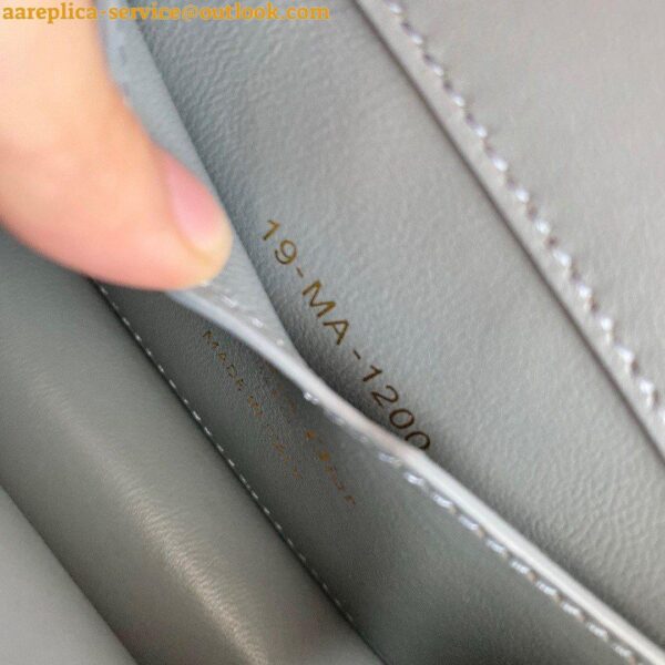 Replica Dior 30 Montaigne Micro Bag In Grey Box Calfskin 10