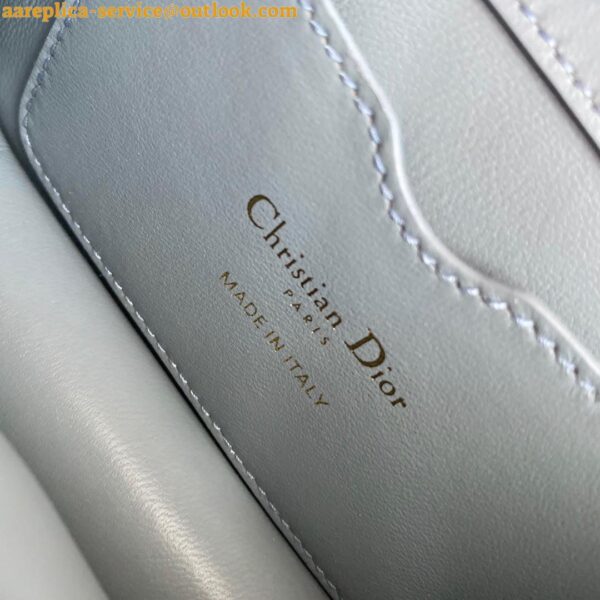 Replica Dior 30 Montaigne Micro Bag In Grey Box Calfskin 11