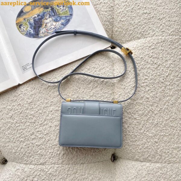 Replica Dior 30 Montaigne Micro Bag In Grey Box Calfskin 15