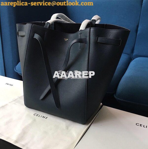 Replica Celine Small Cabas Phantom In Soft Grained Calfskin 189023 Nav 4