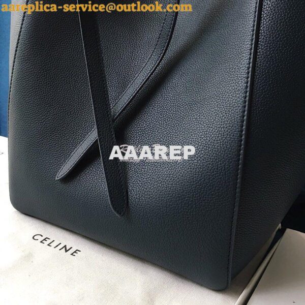 Replica Celine Small Cabas Phantom In Soft Grained Calfskin 189023 Nav 7