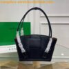 Replica Bottega Veneta Arco Mini Bag In White Intrecciato Leather