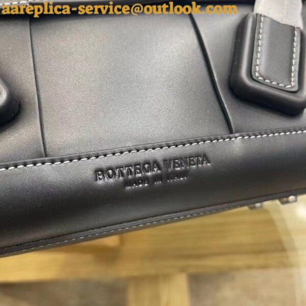 Replica Bottega Veneta Arco Small Bag In Black Intrecciato Calfskin 10
