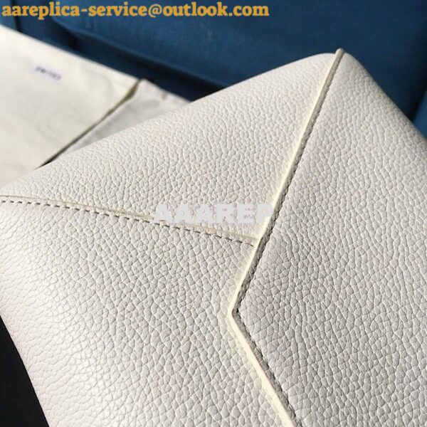 Replica Celine Small Cabas Phantom In Soft Grained Calfskin 189023 Whi 14