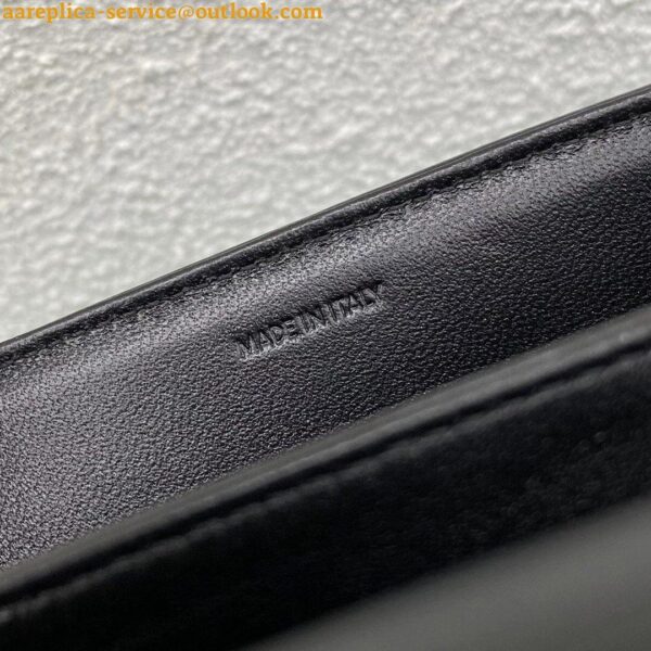 Replica Celine Triomphe Large Bag In Black Calfskin 15