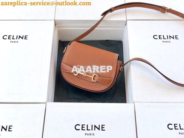 Replica Celine Small Crécy Bag In Natural Calfskin Tan 3