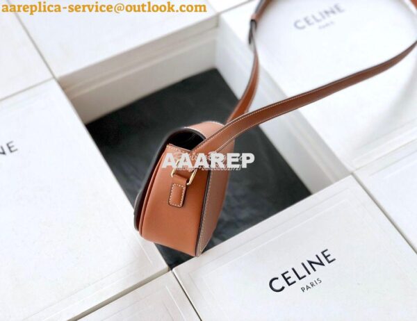 Replica Celine Small Crécy Bag In Natural Calfskin Tan 4