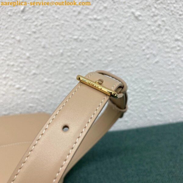 Replica Celine Triomphe Large Bag In Nude Calfskin 10