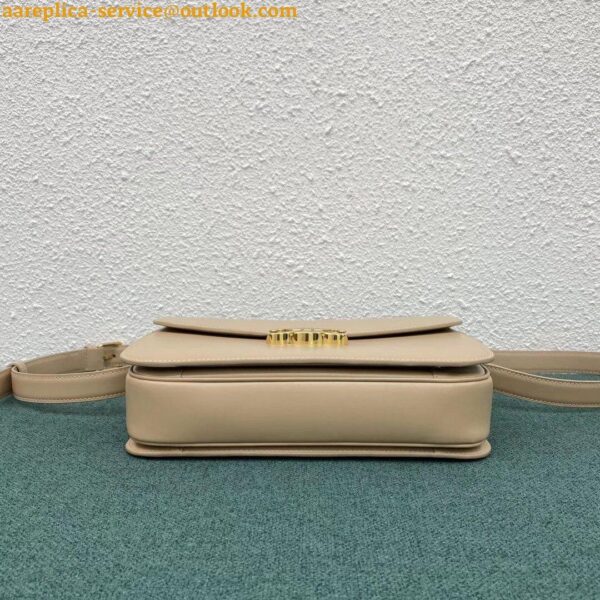 Replica Celine Triomphe Large Bag In Nude Calfskin 13