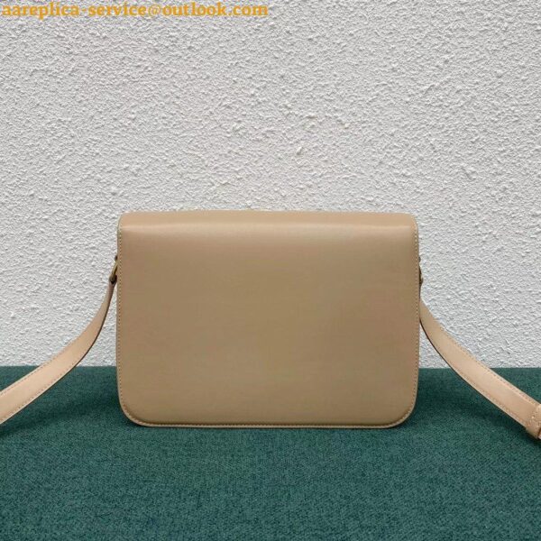 Replica Celine Triomphe Large Bag In Nude Calfskin 16