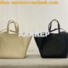 Replica Celine Small Folded Cabas In Grained Calfskin 194073 Black