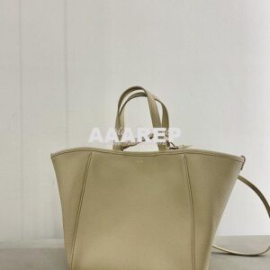 Replica Celine Small Folded Cabas In Grained Calfskin 194073 Oat 2