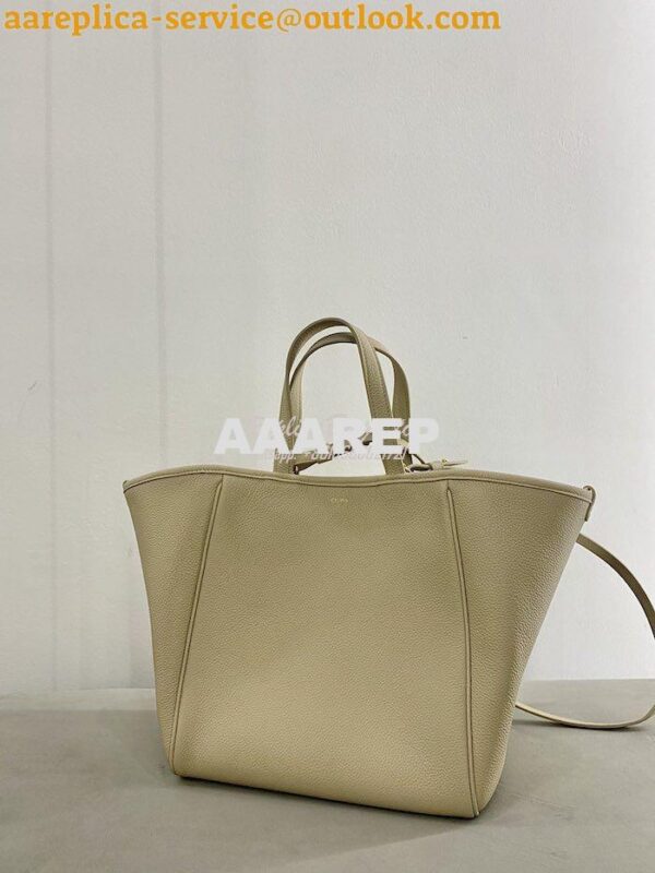 Replica Celine Small Folded Cabas In Grained Calfskin 194073 Oat 4