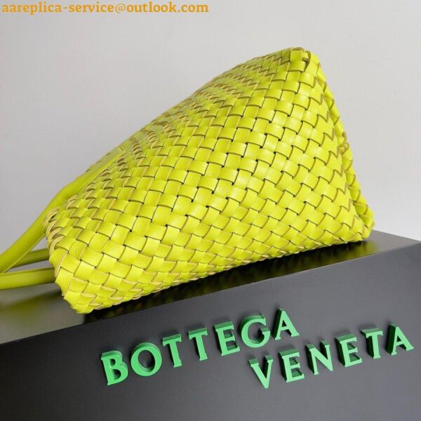 Replica Bottega Veneta Cabat Large Bag In Acid Kiwi Intrecciato Lambskin 5